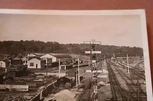 tolles altes Foto Bahnhof Audun-le-Roman Frankreich - 40-50er Jahre ??