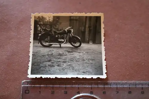 tolles altes Foto Oldtimer Motorrad Marke ? 
