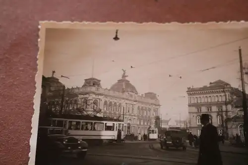 tolles altes Foto Hannover - Strassenbahn , Hauptpostamt 1937