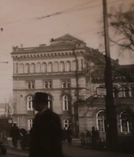 tolles altes Foto Hannover - Strassenbahn , Hauptpostamt 1937