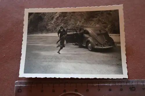 tolles altes Foto  Oldtimer VW Käfer  50er Jahre ??? Österreich