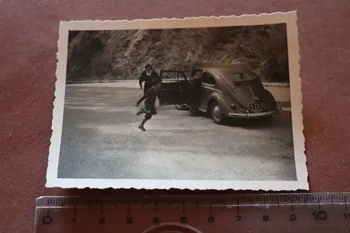 tolles altes Foto  Oldtimer VW Käfer  50er Jahre ??? Österreich 