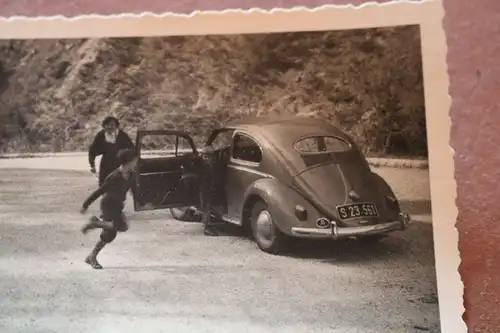 tolles altes Foto  Oldtimer VW Käfer  50er Jahre ??? Österreich