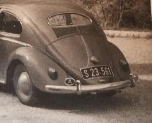 tolles altes Foto  Oldtimer VW Käfer  50er Jahre ??? Österreich