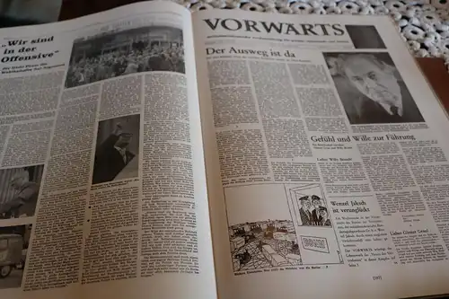 großes Buch Zeitungen  Sozialdemokraten  Vorwärts 1876 - 1976 in Faksimiles 