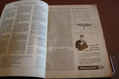 tolle alte Zeitschrift Orion Probeheft ? 1/2  1956 