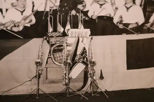 tolles altes Foto Musikkorps Reichsmarine ??  Hamburg - Betram ??? 