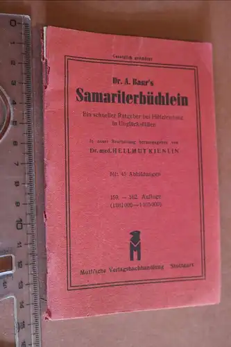 altes Heftchen Samariterbüchlein - Erste Hilfe - 1948