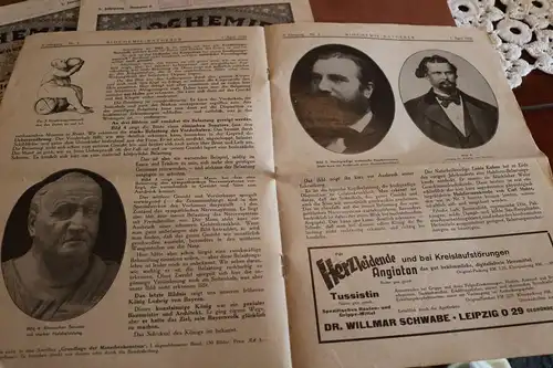 drei alte Zeitungen ? Biochemie Ratgeber Schüßlerbund 1932 
