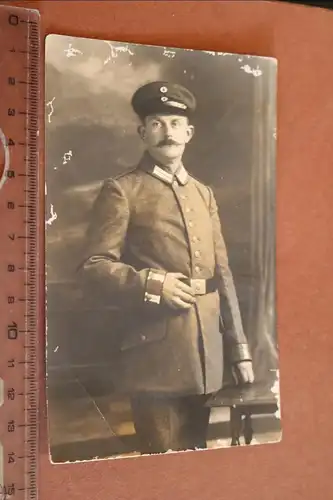 altes Foto - Portrait eines Soldaten aus Raum Schleswig