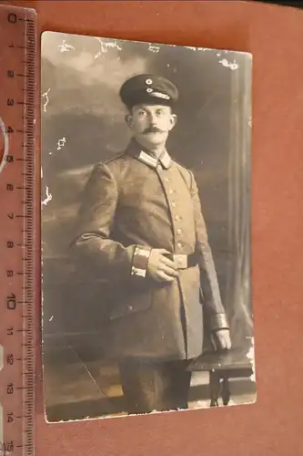 altes Foto - Portrait eines Soldaten aus Raum Schleswig 