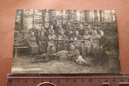 tolles altes Gruppenfoto - Försterei Georgsplatz - Kultur 1925 