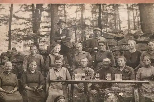 tolles altes Gruppenfoto - Försterei Georgsplatz - Kultur 1925