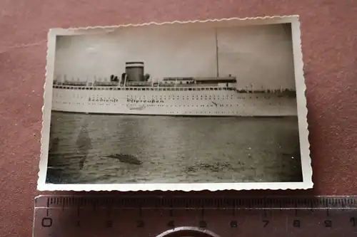tolles altes Foto - Dampfer des Seedienst Ostpreussen 