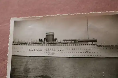 tolles altes Foto - Dampfer des Seedienst Ostpreussen