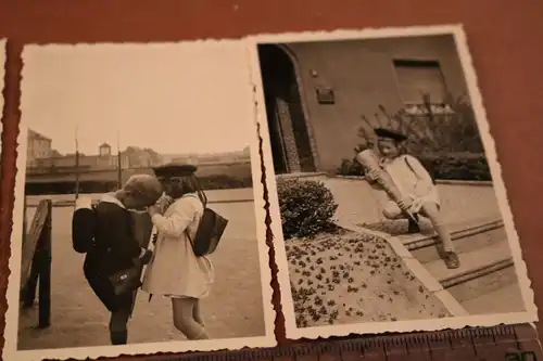 interessantes altes Foto - Soldaten marschieren durch Schöneberg ? 30-40er Jahre