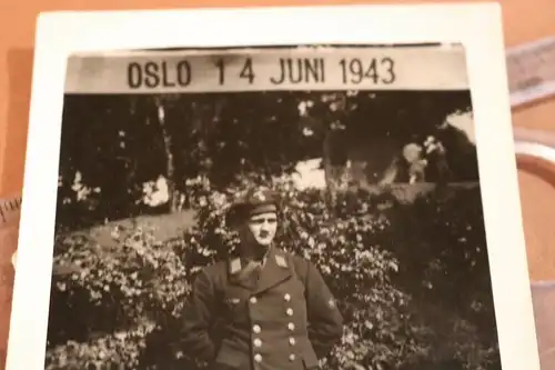 tolles altes Foto - Portrait Matrose - Norwegen - Oslo 14.06.1943