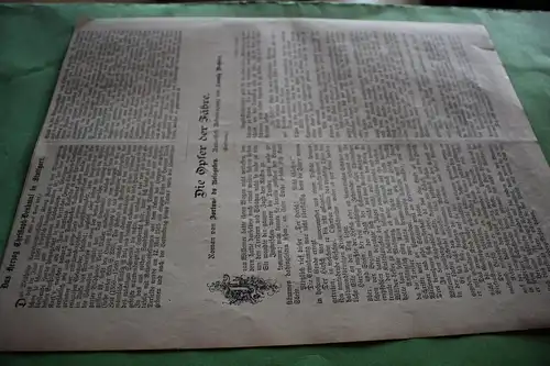 alter Ausschnitt - Das Herzog Christoph Denkmal in Stuttgart - 1890