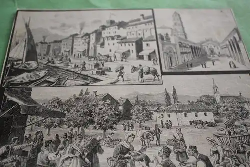 alter Ausschnitt - Bilder aus Spalato / Split  und Umgebung 