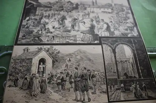 alter Ausschnitt - Bilder aus Spalato / Split  und Umgebung 