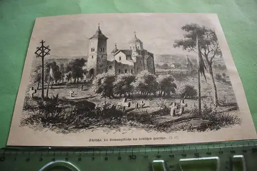 alter Ausschnitt - Schitscha, Krönungskapelle von Serbien 