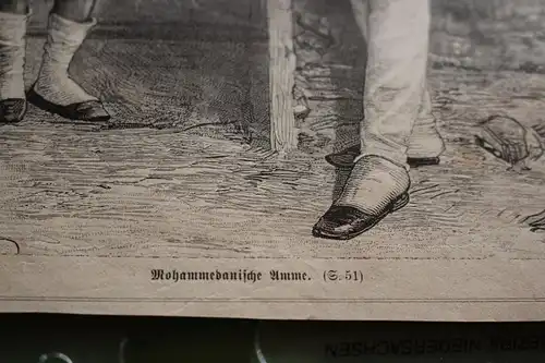 alter Ausschnitt -  Mohammedanische Amme 