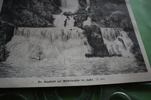 alter Ausschnitt - der Aquädukt auf Wilhelmshöhe bei Kassel