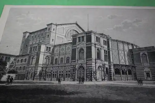 alter Ausschnitt - das Wagnertheater von Bayreuth 