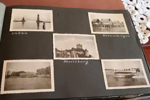 tolles altes Album 30-40er Jahre 166 Fotos, Familie Soldat, Frankreich Oldtimer