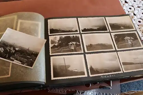 tolles altes Album 30-40er Jahre 166 Fotos, Familie Soldat, Frankreich Oldtimer