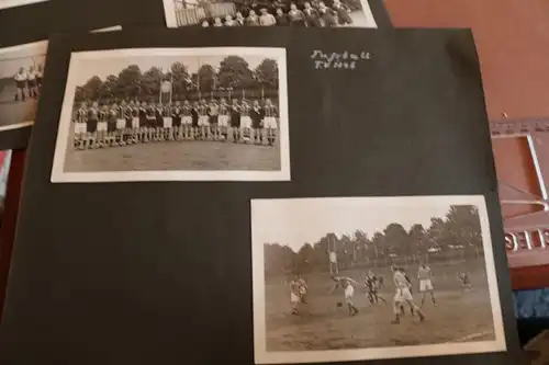 10 tolle alte Foto Fußballspiel Fußballmannschaften - TV 1846 - Ort ?? 30er Jahr