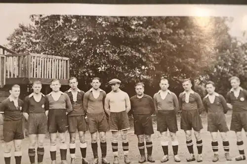 10 tolle alte Foto Fußballspiel Fußballmannschaften - TV 1846 - Ort ?? 30er Jahr