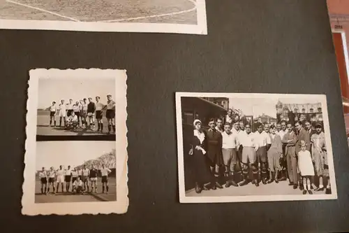 10 tolle alte Foto Fußballspiel Fußballmannschaften - TV 1846 - Ort ?? 30er Jahr