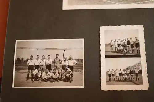 10 tolle alte Foto Fußballspiel Fußballmannschaften - TV 1846 - Ort ?? 30er Jahr