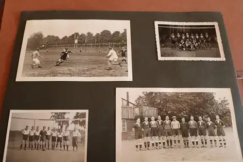 10 tolle alte Foto Fußballspiel Fußballmannschaften - TV 1846 - Ort ?? 30er Jahr