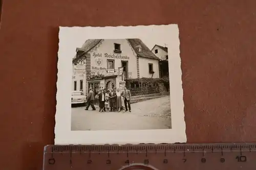 tolles altes Foto - Hotel Reichsschenke - Ritter Götz - 50-60er Jahre