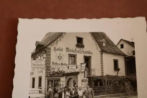 tolles altes Foto - Hotel Reichsschenke - Ritter Götz - 50-60er Jahre