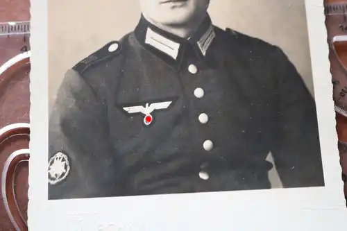 tolles altes Foto - Portrait eines Gebirgsjäger - Edelweiss Bad Reichenhall