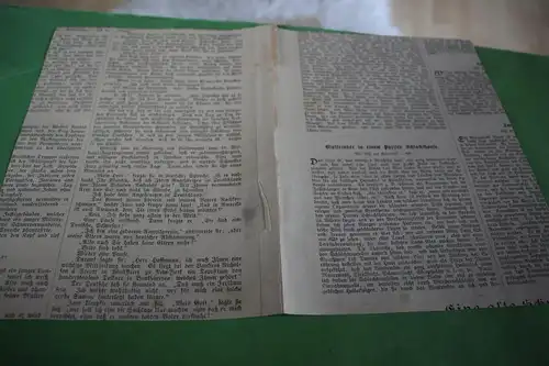 alter Ausschnitt - Szene - Bluttrinker in einem Pariser Schlachthaus 