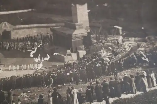 tolles altes  Foto - Freilichttheater -Festspiele ??? Ort ?? 1910-30 ??