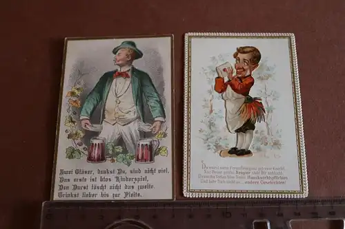 zwei alte Spruchkärtchen ?  1910-30 ??? 