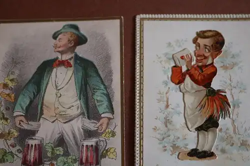 zwei alte Spruchkärtchen ?  1910-30 ??? 