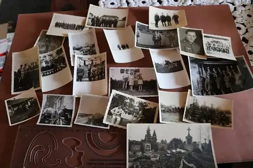 kleines Konvolut Soldatenfotos - 23 Stück 