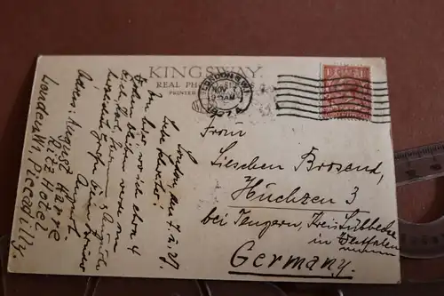 tolle alte Karte Passagierschiff L.N.E.R.  RMS Malines 1927