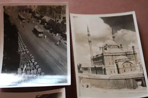 fünf tolle alte Reisefotos - Kairo, Madras, Puri, Tibet 1932/33