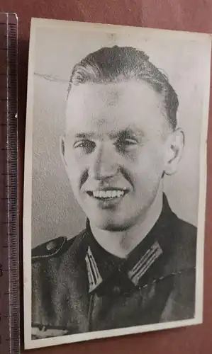 tolles altes Foto - Portrait eines Soldaten aus Schöppenstedt
