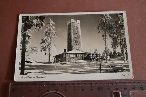 tolle alte Karte Asenturm im Rauhreif Fichtelgebirge 1939