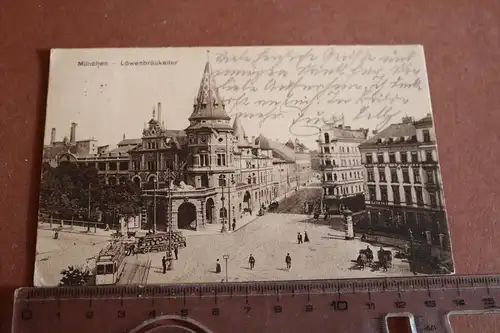 tolle alte Karte München Löwenbräukeller  1926