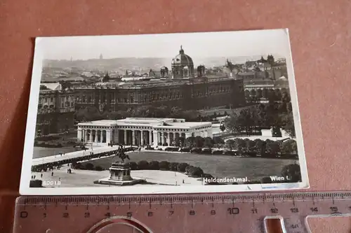 tolle alte Karte Heldendenkmal in Wien - 1941