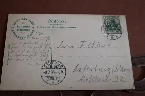 tolle alte Karte Hohbarr bei Zabern Elsaß 1906